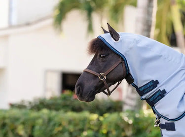 Horseware Ireland Amigo Ripstop Petite Hoody Azure Blue/ Navy| Online For Equine