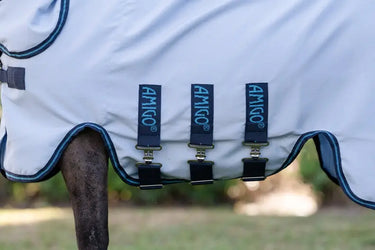 Horseware Ireland Amigo Ripstop Petite Hoody Azure Blue/ Navy| Online For Equine