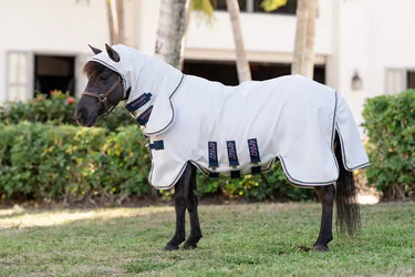 Horseware Ireland Amigo Ripstop Petite Hoody Azure Blue/ Navy| Online For Equine