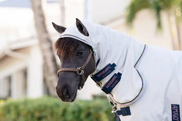 Horseware Ireland Amigo Ripstop Petite Hoody Azure Blue/ Navy| Online For Equine