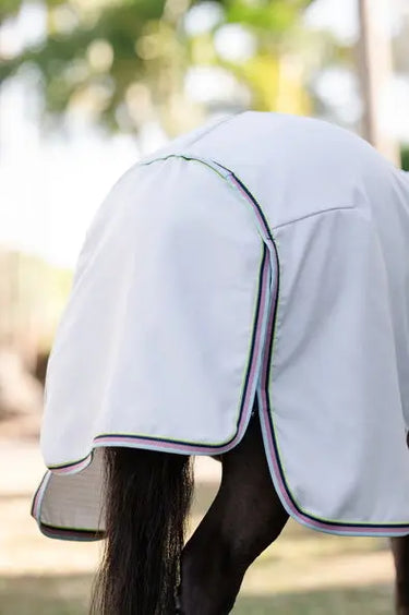 Horseware Ireland Amigo Ripstop Petite Hoody Silver/ Lime/ Pink| Online For Equine