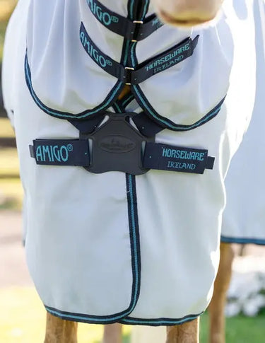 Horseware Ireland Amigo Ripstop Pony Hoody Azure Blue / Navy & Electric Blue| Online For Equine