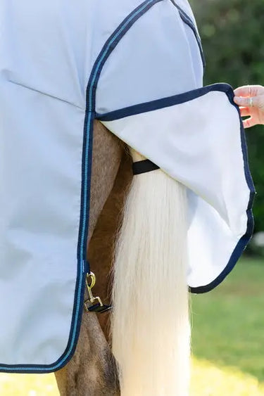 Horseware Ireland Amigo Ripstop Pony Hoody Azure Blue / Navy & Electric Blue| Online For Equine