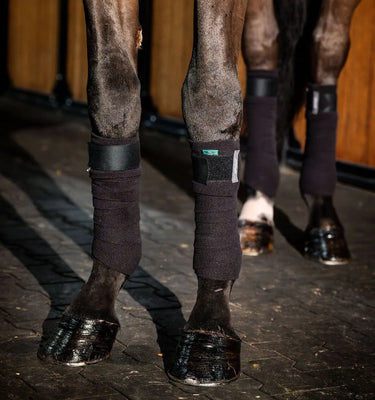 Horseware Ireland Black Amigo Fleece Bandages| Online For Equine