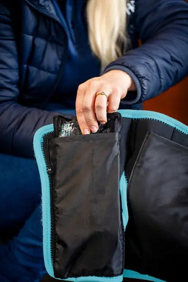 Horseware Ireland Black/Aqua Ice-Vibe Hock Wrap| Online For Equine