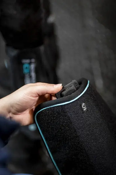 Horseware Ireland Black/Aqua Ice-Vibe Leg Wraps| Online For Equine