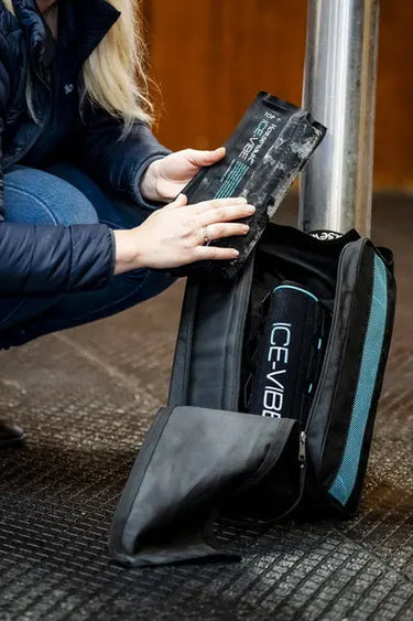 Horseware Ireland Black/Aqua Ice-Vibe Leg Wraps| Online For Equine