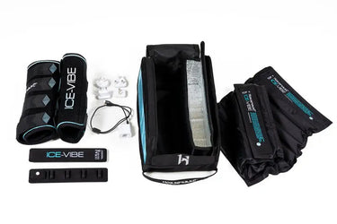 Horseware Ireland Black/Aqua Ice-Vibe Leg Wraps| Online For Equine
