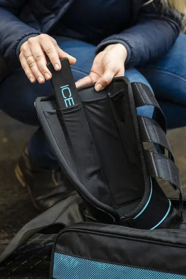 Horseware Ireland Black/Aqua Ice-Vibe Leg Wraps| Online For Equine
