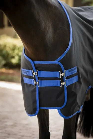 Horseware Ireland Black/Classic Blue Amigo Straight Front Chest Extender| Online For Equine
