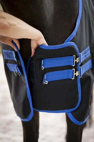 Horseware Ireland Black/Classic Blue Amigo Straight Front Chest Extender| Online For Equine