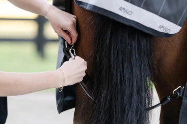 Horseware Ireland Black Elasticated Leg Straps| Online For Equine