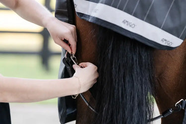 Horseware Ireland Black Elasticated Leg Straps| Online For Equine