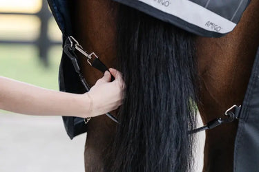 Horseware Ireland Black Elasticated Leg Straps| Online For Equine