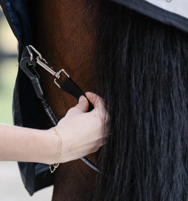 Horseware Ireland Black Elasticated Leg Straps| Online For Equine