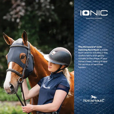 Horseware Ireland Black Horseware Ireland Ionic Calming Face Mask| Online For Equine