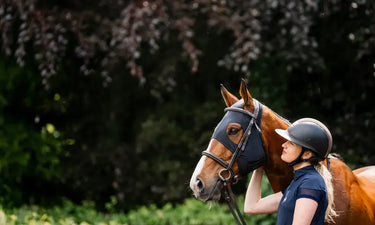 Horseware Ireland Black Horseware Ireland Ionic Calming Face Mask| Online For Equine