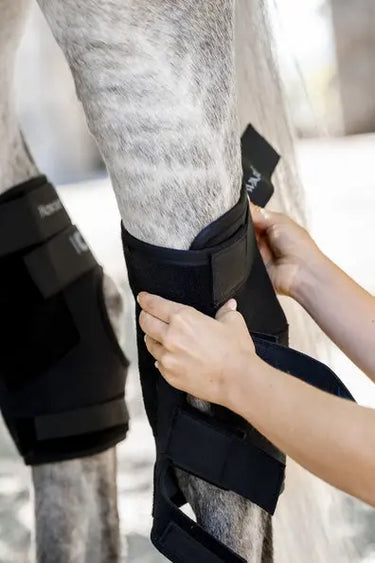 Horseware Ireland Black Horseware Ireland Ionic Hock Boots Pair| Online For Equine