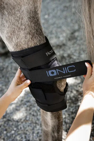 Horseware Ireland Black Horseware Ireland Ionic Hock Boots Pair| Online For Equine