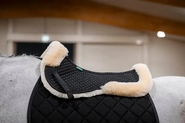 Horseware Ireland Black/Natural Horseware Ireland Sheepskin Halfpad| Online For Equine