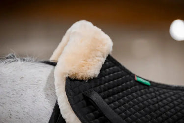 Horseware Ireland Black/Natural Horseware Ireland Sheepskin Halfpad| Online For Equine
