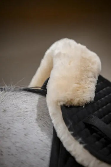 Horseware Ireland Black/Natural Horseware Ireland Sheepskin Halfpad| Online For Equine