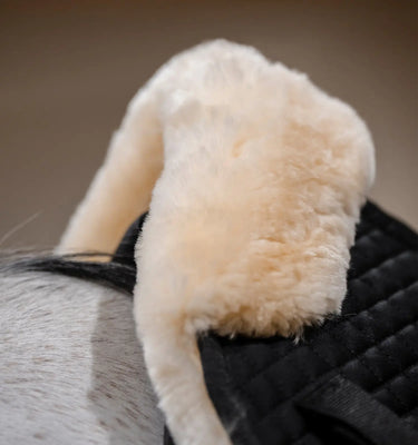 Horseware Ireland Black/Natural Horseware Ireland Sheepskin Halfpad| Online For Equine