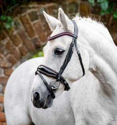 Horseware Ireland Black/Pink Horseware Ireland Pony Diamante Flash Bridle| Online For Equine