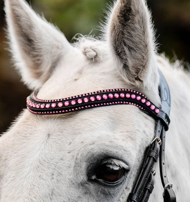 Horseware Ireland Black/Pink Horseware Ireland Pony Diamante Flash Bridle| Online For Equine