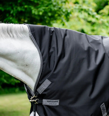 Horseware Ireland Black/Thunderstorm Grey & Silver Rambo 1680D Wug Turnout 200g| Online For Equine