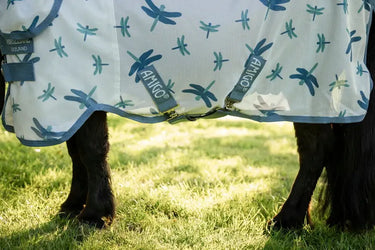 Horseware Ireland Dragonfly Print/Silver, Blue & Sage Amigo Bug Rug Plus Petite| Online For Equine