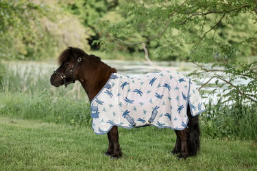 Horseware Ireland Dragonfly Print/Silver, Blue & Sage Amigo Bug Rug Plus Petite| Online For Equine