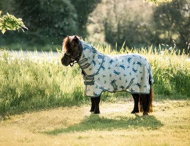 Horseware Ireland Dragonfly Print/Silver, Blue & Sage Amigo Bug Rug Plus Petite| Online For Equine