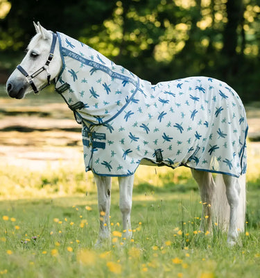Horseware Ireland Dragonfly Print/Silver, Blue & Sage Amigo Bug Rug Plus Pony| Online For Equine
