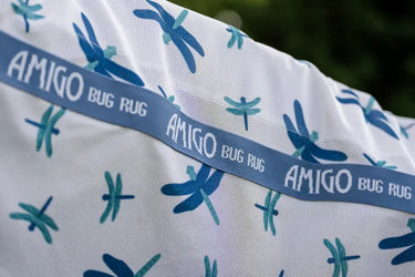 Horseware Ireland Dragonfly Print/Silver, Blue & Sage Amigo Bug Rug Plus| Online For Equine