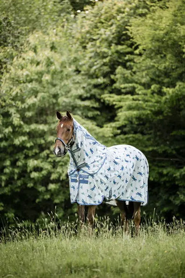 Horseware Ireland Dragonfly Print/Silver, Blue & Sage Amigo Bug Rug Plus| Online For Equine