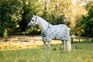 Horseware Ireland Dragonfly Print/Silver, Blue & Sage Amigo Bug Rug Pony| Online For Equine