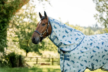 Horseware Ireland Dragonfly Print/Silver, Blue & Sage Amigo Bug Rug XL Plus| Online For Equine
