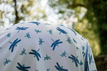Horseware Ireland Dragonfly Print/Silver, Blue & Sage Amigo Bug Rug XL Plus| Online For Equine
