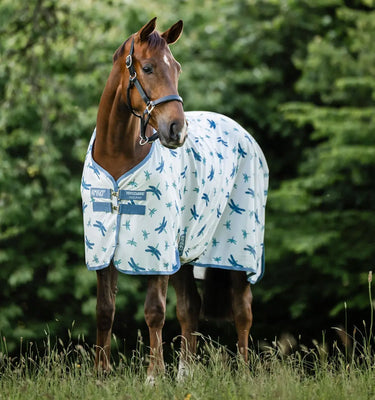 Horseware Ireland Dragonfly Print/Silver, Blue & Sage Amigo Bug Rug| Online For Equine