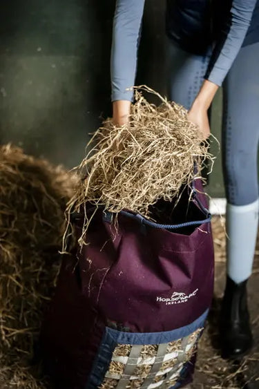 Horseware Ireland Fig/Navy & Silver Horseware Ireland Revive Haybag| Online For Equine