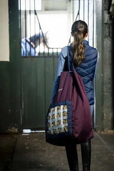 Horseware Ireland Fig/Navy & Silver Horseware Ireland Revive Haybag| Online For Equine