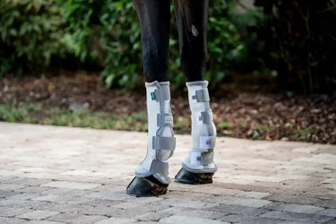 Horseware Ireland Fly Boots - Set Of 2 Silver/ Titanium| Online For Equine