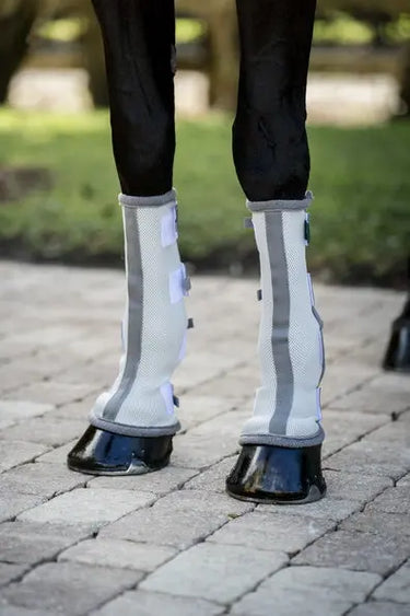 Horseware Ireland Fly Boots - Set Of 2 Silver/ Titanium| Online For Equine