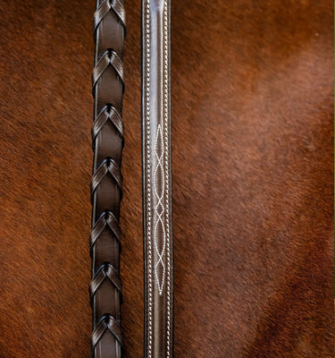Horseware Ireland Havana Brown Horseware Ireland Hunter Laced Reins| Online For Equine