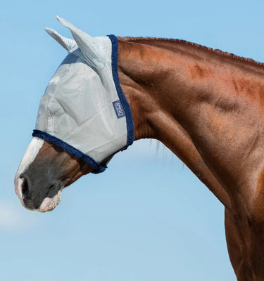 Horseware Ireland Heather Blue/Blue & Silver Amigo FlyMask| Online For Equine