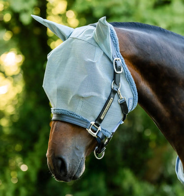 Horseware Ireland Heather Blue/Blue & Silver Amigo FlyMask| Online For Equine