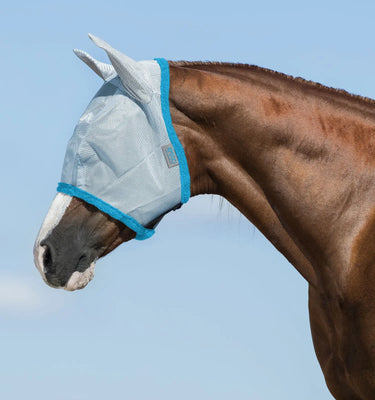 Horseware Ireland Heather Blue/Blue & Silver Amigo FlyMask| Online For Equine