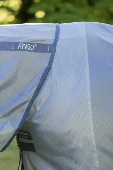 Horseware Ireland Heather Blue/Blue & Silver Amigo integrated Fly Sheet| Online For Equine