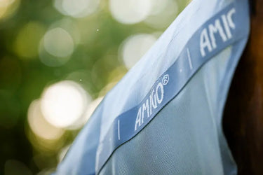 Horseware Ireland Heather Blue/Blue & Silver Amigo integrated Fly Sheet| Online For Equine